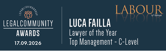 2026 - Lawyer of the Year : Top Management C-Level | Luca Failla