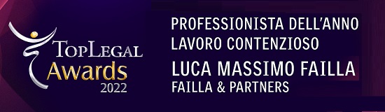 2022 - Labour Litigation Lawyer of the Year | Luca Failla